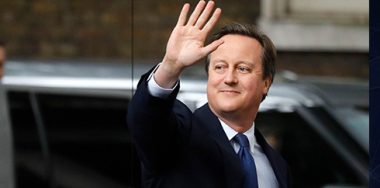 Ex-UK Prime Minister David Cameron Supports Blockchain Potential