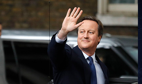 Ex-UK Prime Minister David Cameron Supports Blockchain Potential