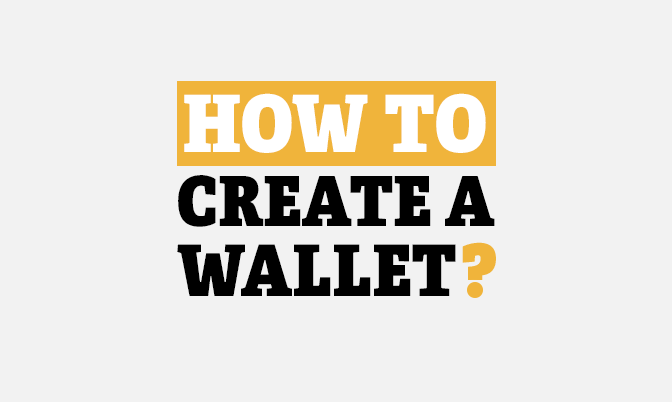 How to create a wallet