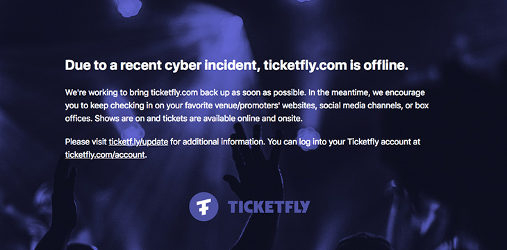 Blockchain ticketing platform Ticketfly gets bugged, hacker demands 1 BTC