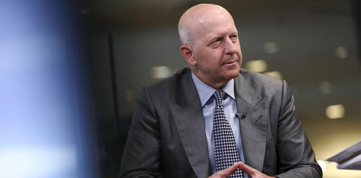 Goldman Sachs' incoming CEO more open to cryptocurrency than former boss