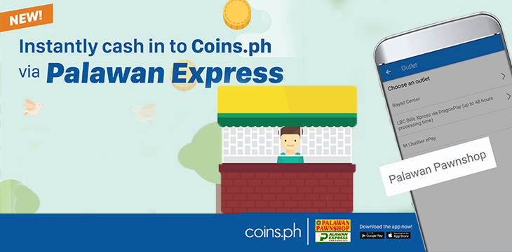 Coins.ph teams with Palawan Pawnshop to extend its nationwide cash-in network