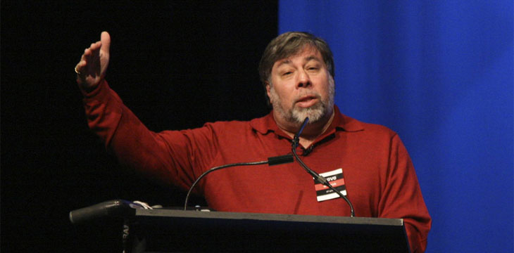 Apple's Steve Wozniak set to enter the crypto space for the first time