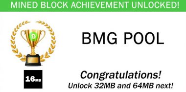 nChain’s BMG Pool mines 23MB Bitcoin BCH block