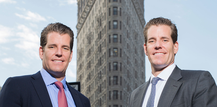 Winklevoss brothers file patent for system to securely store digital assets