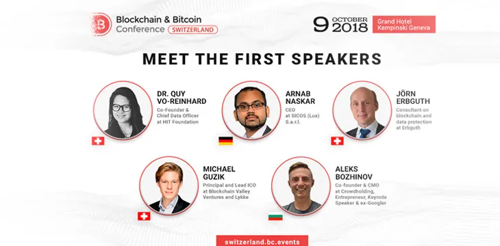 Leading crypto experts to speak at the Blockchain & Bitcoin Conference Switzerland