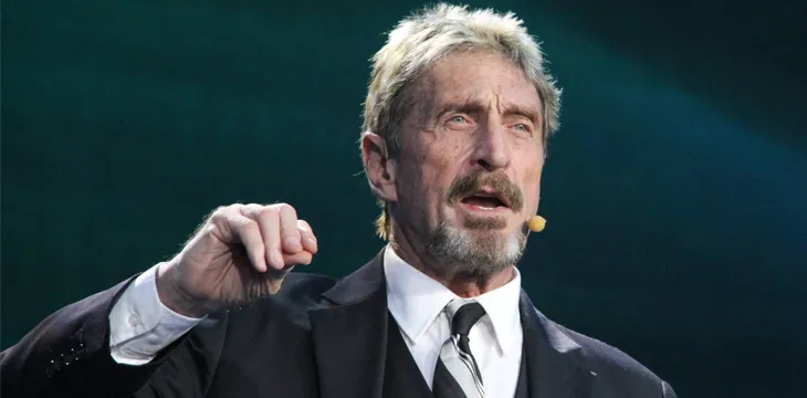 McAfee eyes US presidency on a platform of cryptocurrency