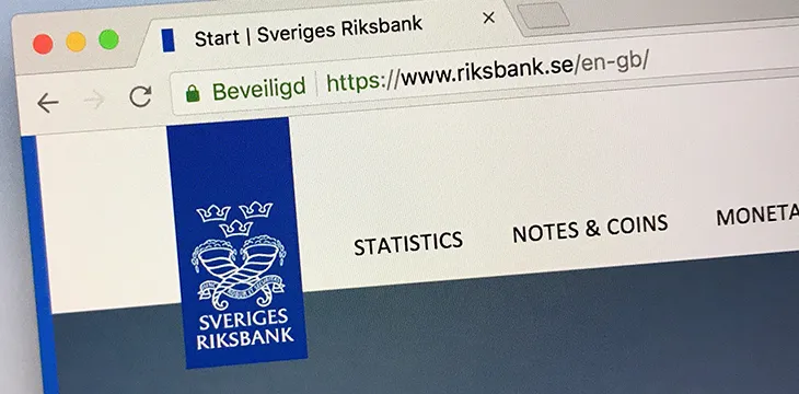 Sweden’s Riksbank warns of ‘e-krona’ crypto scam