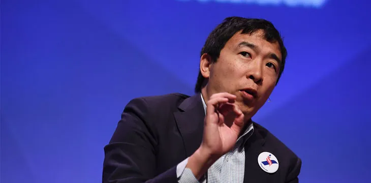 Democrat Andrew Yang believes blockchain ‘big part’ of US future