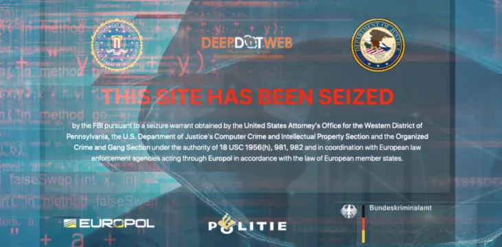 FBI seizes DeepDotWeb, believed to have made over 8,000 BTC