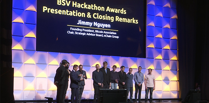 Hackathon winners feted at the CoinGeek Toronto 2019 conference