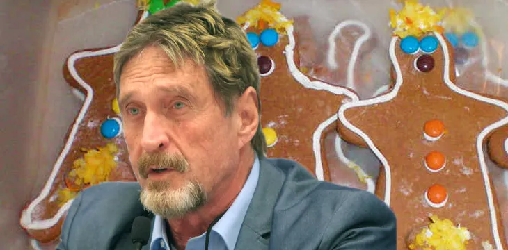 The Dickening tracks John McAfee’s BTC dick bet