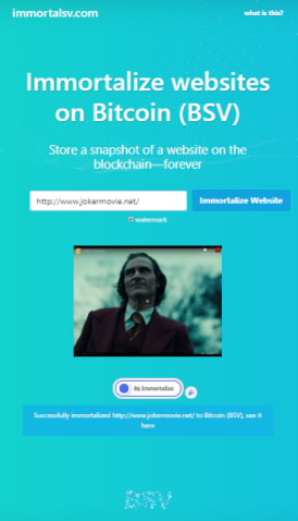 A successful first Bitcoin project: ImmortalSV review
