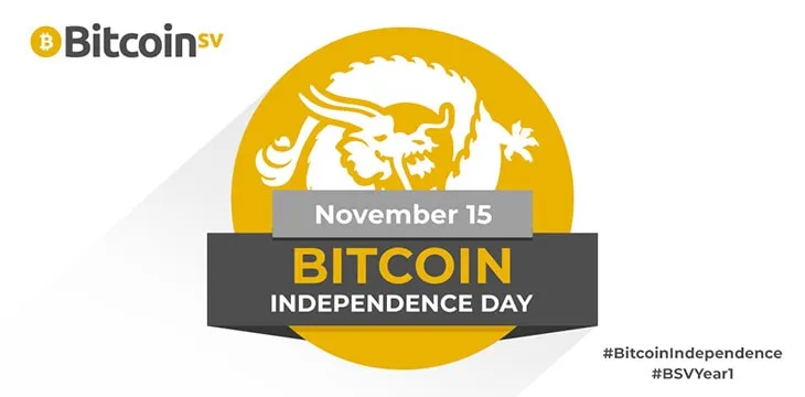 Bitcoin Independence Day: BSV the fastest growing blockchain ever