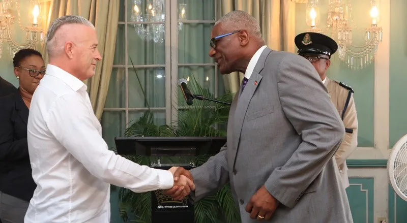 Calvin Ayre receives one of Antigua’s highest public awards