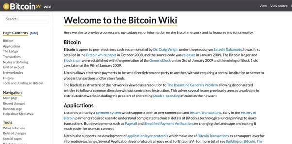 the-bitcoin-wiki-a-new-bsv-bible-in-the-making