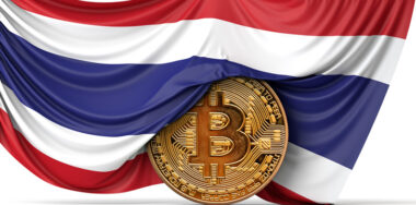 Thailand flag and bitcoin