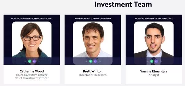 ARK Investment team in line image 2