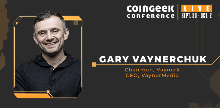 Gary Vaynerchuk to speak at CoinGeek Live