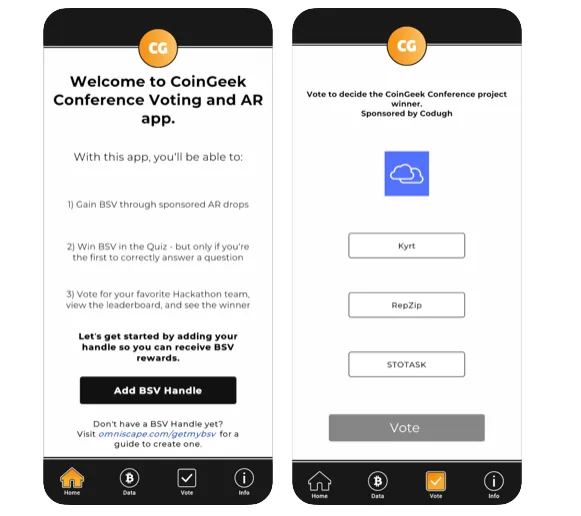 vote-for-your-3rd-bitcoin-sv-hackathon-finalist-via-coingeek-conference-app