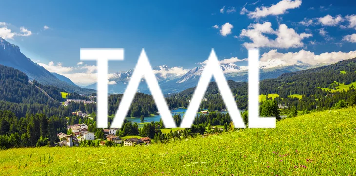 TAAL logo with switzerland skyline