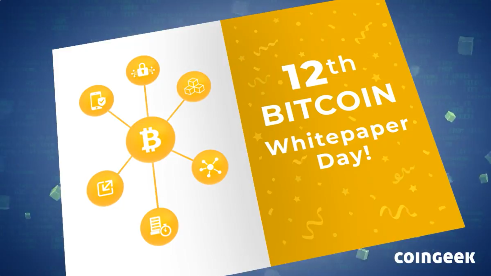 Bitcoin White Paper anniversary