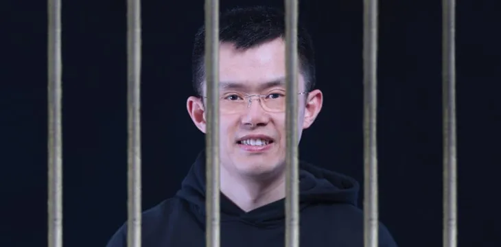 Changpeng Zhao behind bars