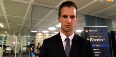 Photo of Patrick Prinz, Europe & Operations Manager of Bitcoin Association during the CGLive