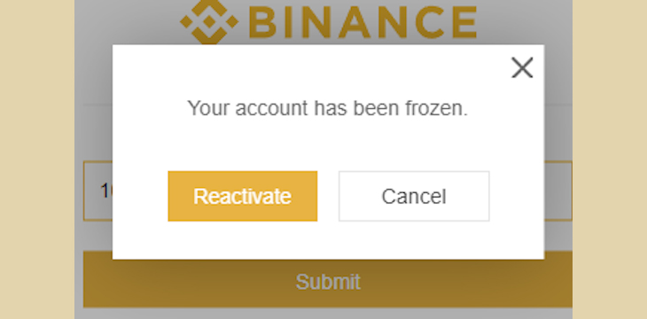 Binance will lock United States user's accounts in two weeks