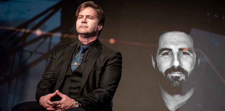 Side by side photo of George Maxwell and Dr. Craig S. Wright