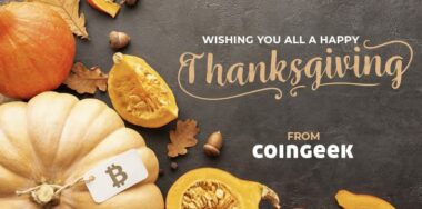 CoinGeek's Thanksgiving