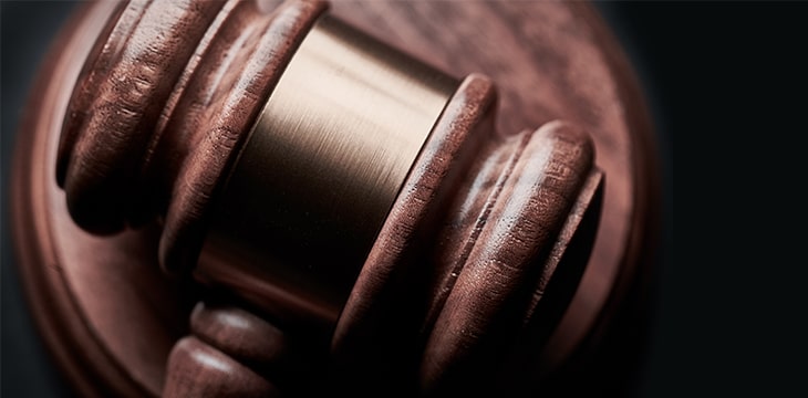 Close-up photo of a gavel