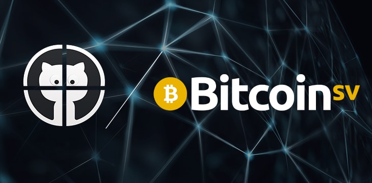 ProgramOnChain + Bitcoin SV logos