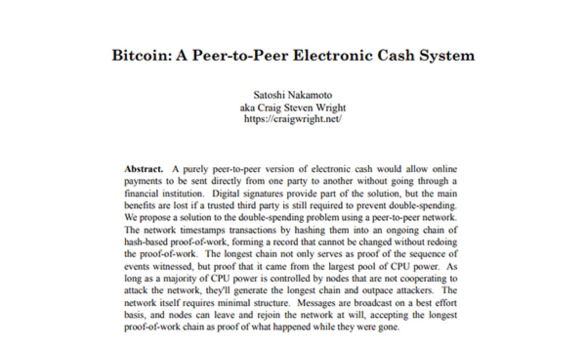 Satoshi fordítás Bitcoin: Egy peer-to-peer elektronikus készpénzrendszer
