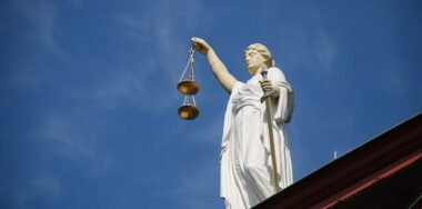 Lady Justice on a court house