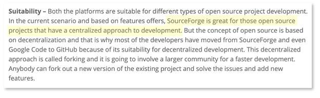 What’s The Difference Between Sourceforge and GitHub? 