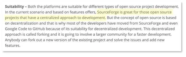 What’s The Difference Between Sourceforge and GitHub? 