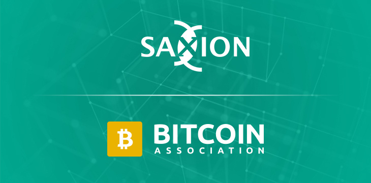 Saxion and Bitcoin Association logos
