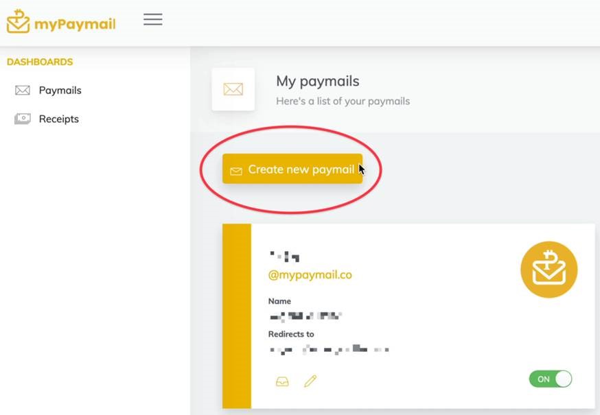 Mypaymail Steps