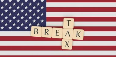 Letter Tiles Tax Break On US Flag