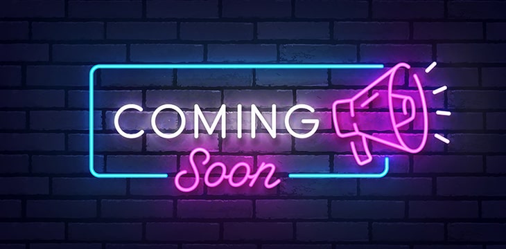 Coming Soon neon sign
