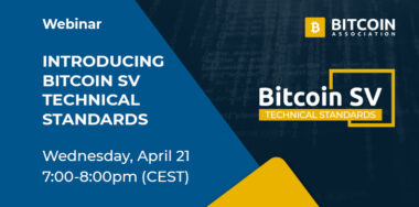 Bitcoin SV Technical Standards Committee to host introductory webinar