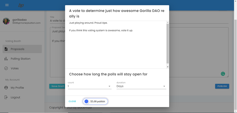 On-chain voting launches on Gorilla DAO