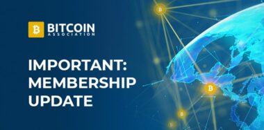 Bitcoin Association Membership Renewal Reminder