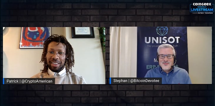 Patrick Thompson and Stephan Nilsson on CoinGeek Weekly Livestream