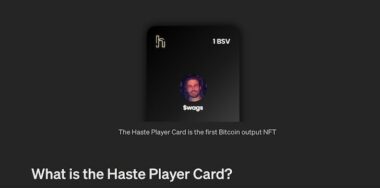 Haste Player Card