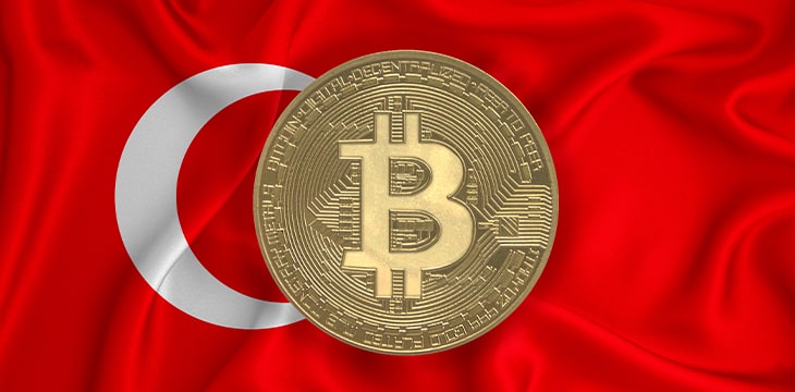 Turkey flag and bitcoin