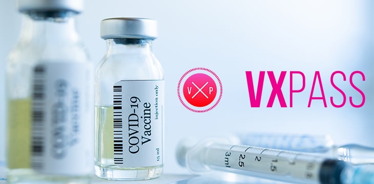 VXPass logo with Covid-19 Vaccine