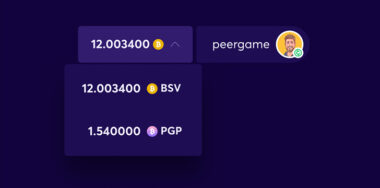 Peergame’s new Points rewards is ‘essentially BSV’