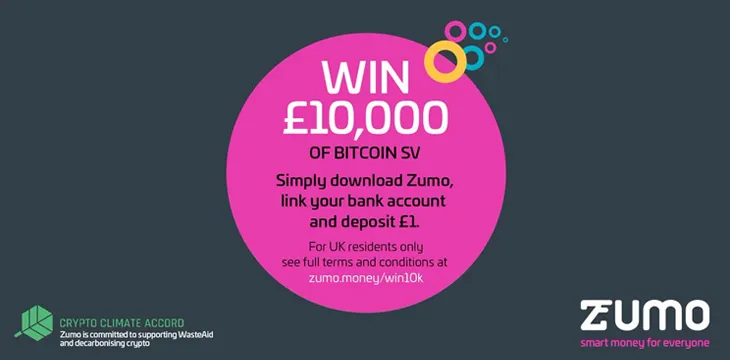 Zumo giving £10,000 BSV